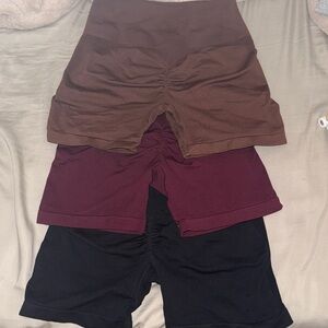 Amazon Women's Shorts - Brown, Burgundy, Black